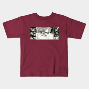 Star shining on the snow Kids T-Shirt